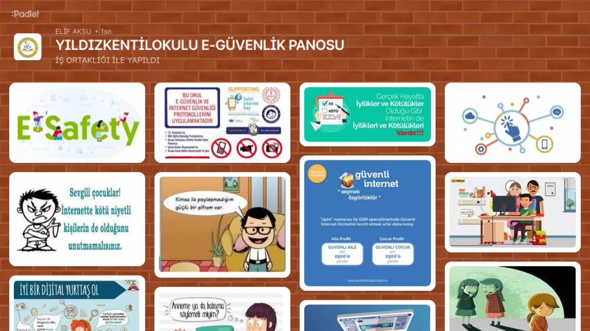 Okulumuzda Yapılan E-Güvenlik Çalışmaları